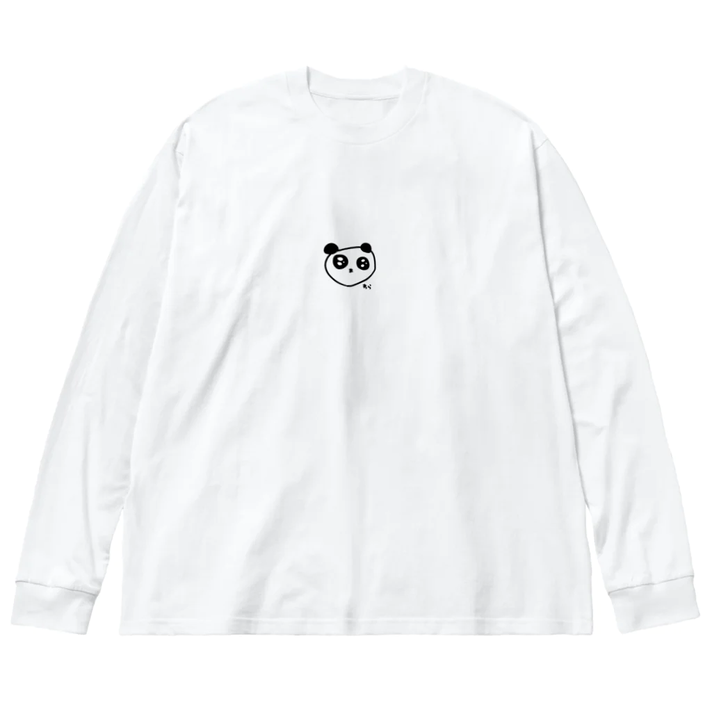 生きるの笑ってないぱんだ Big Long Sleeve T-Shirt