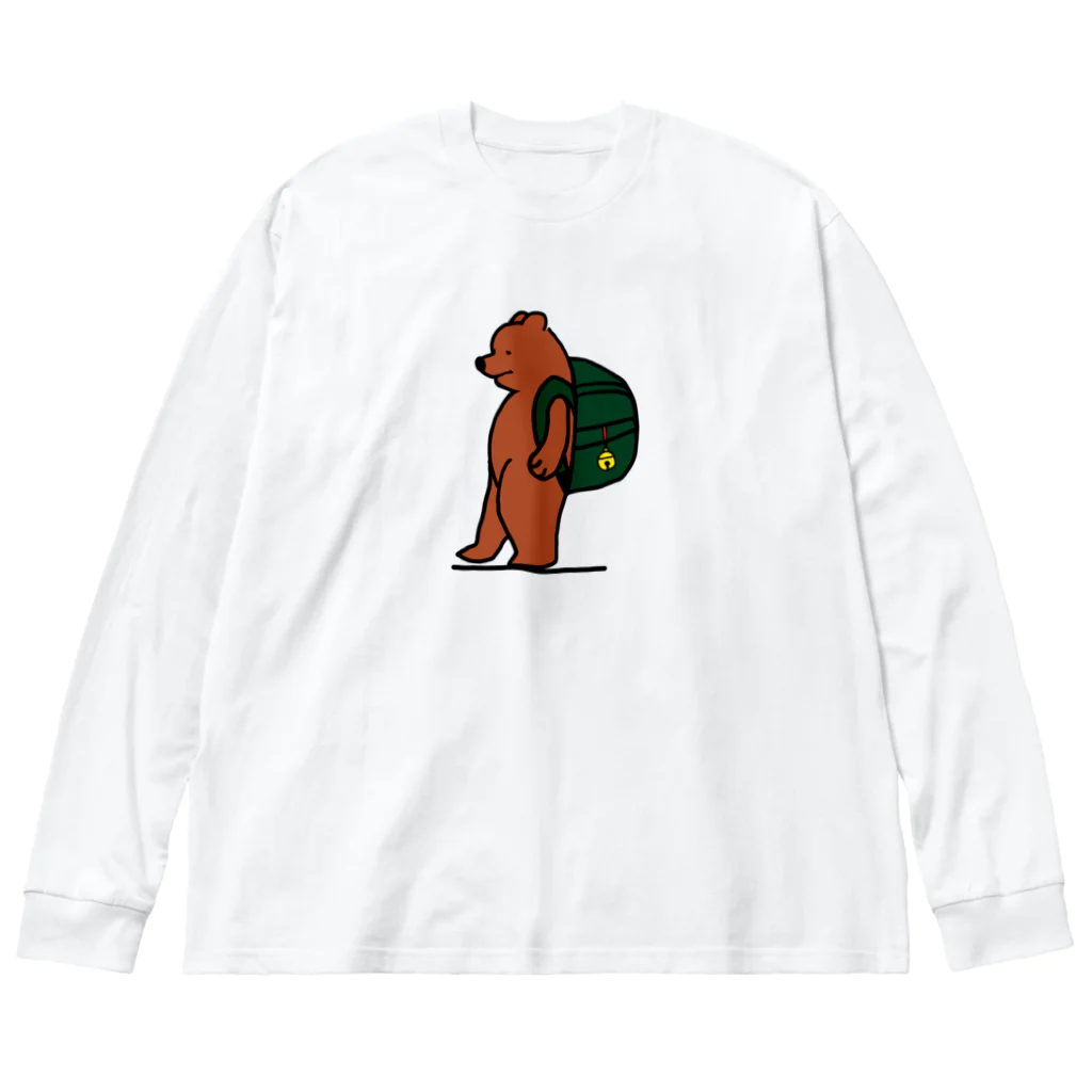 ＋Whimsyのcamp bear Big Long Sleeve T-Shirt