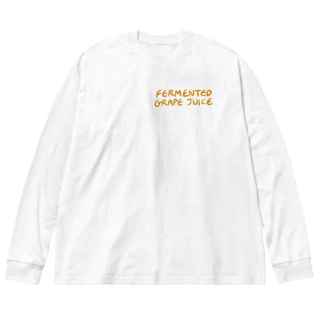 SHOCHU PAPIの発酵した葡萄ジュース Big Long Sleeve T-Shirt