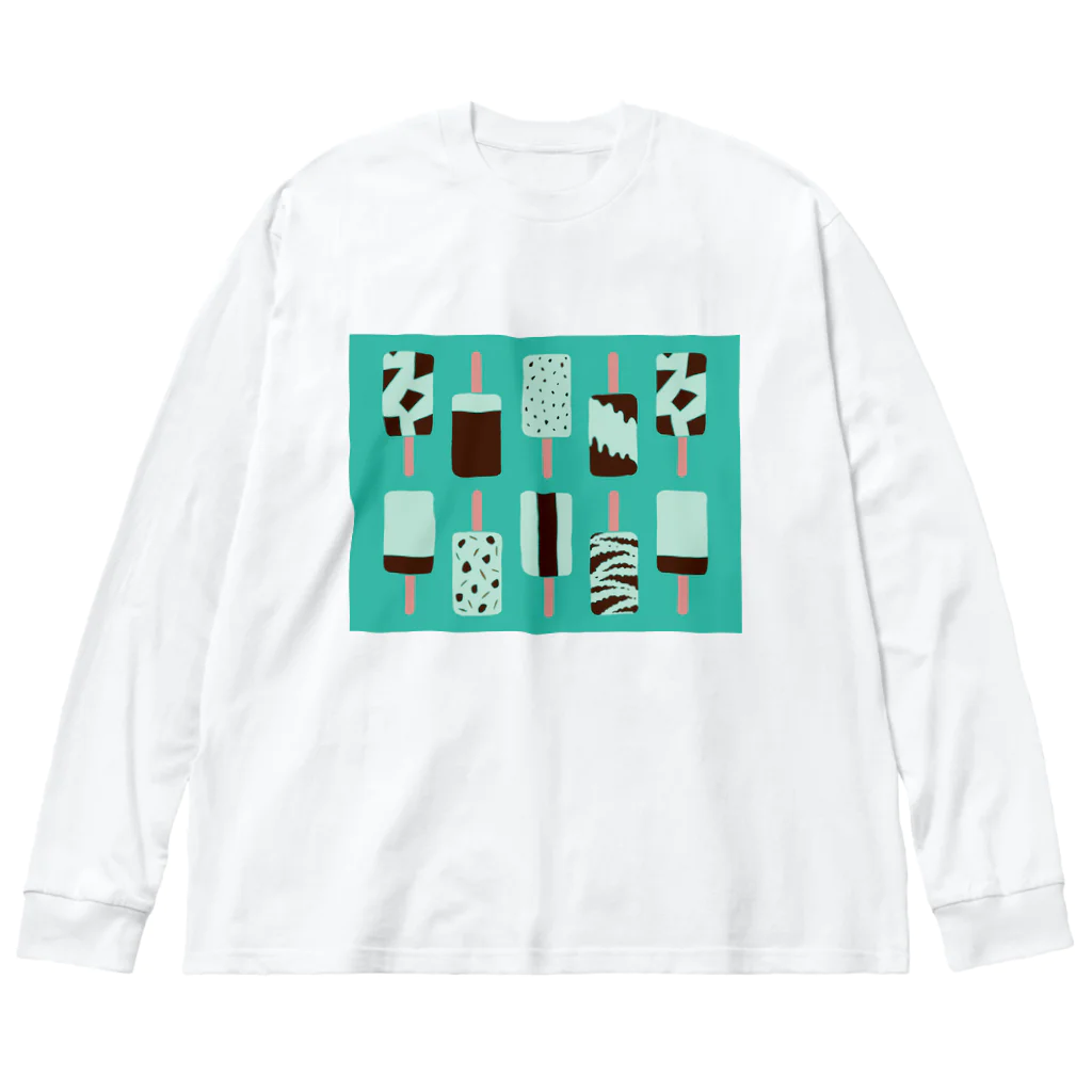 iSomeのチョコミントアイス Big Long Sleeve T-Shirt