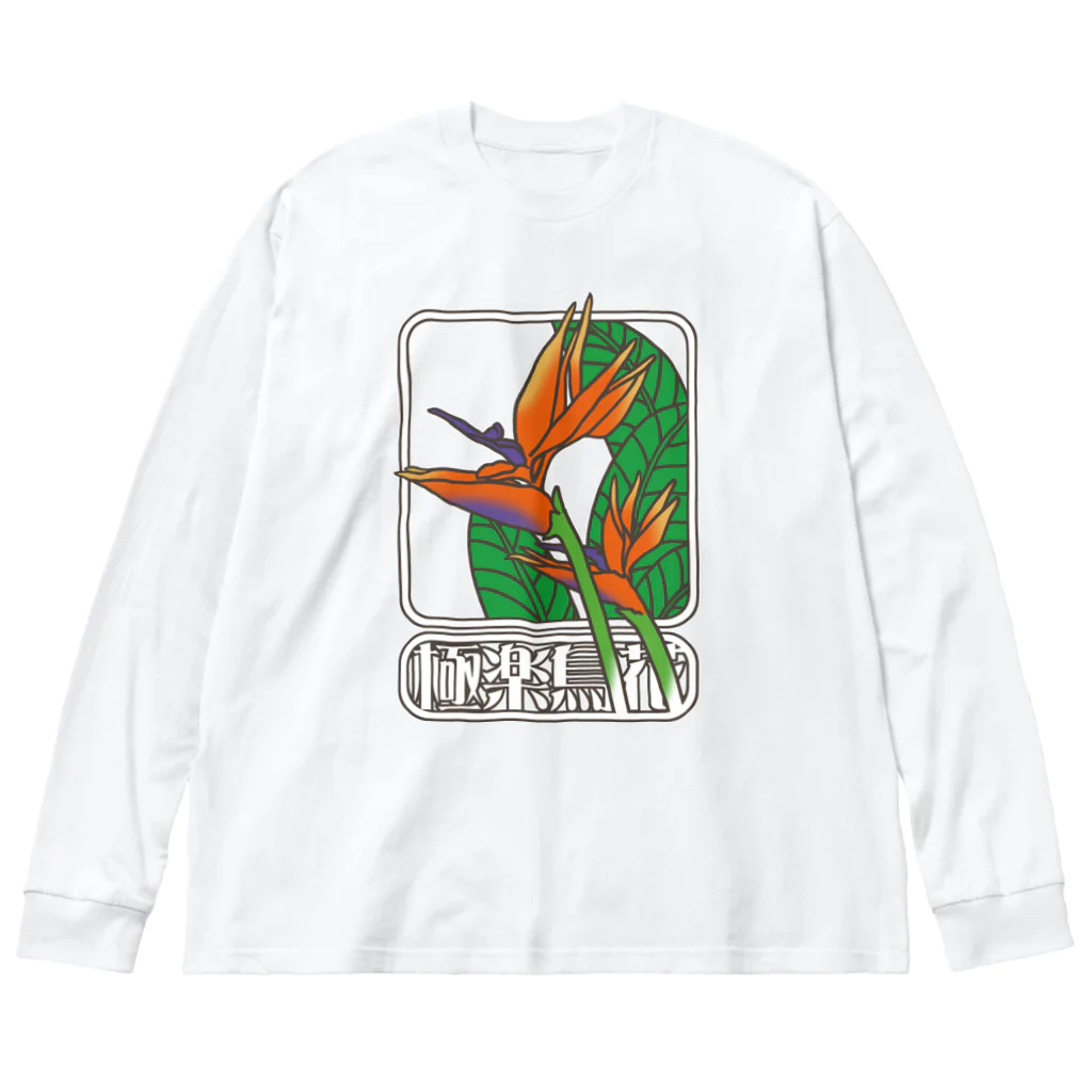 冥王星の極楽鳥花（カラー） Big Long Sleeve T-Shirt