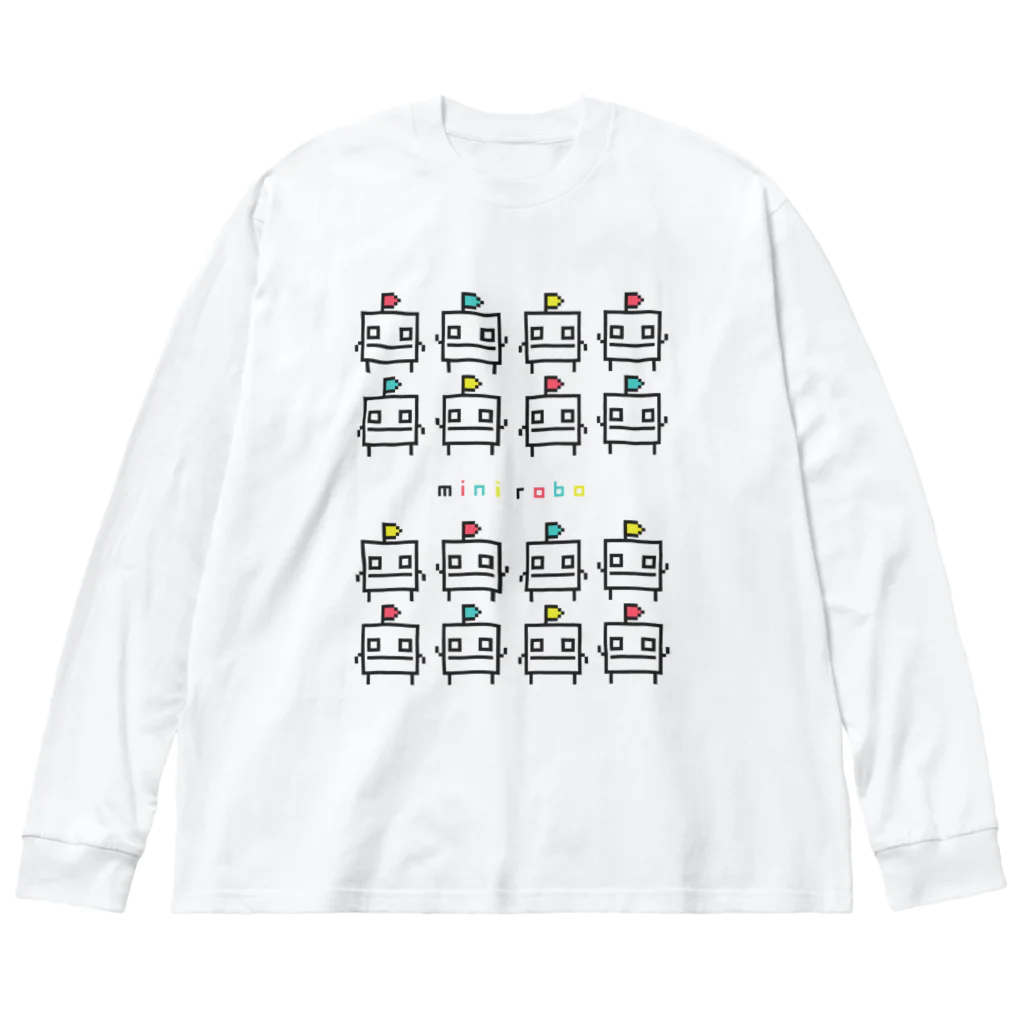 Reiのmini-robo line up ver.2  ビッグシルエットロングスリーブTシャツ