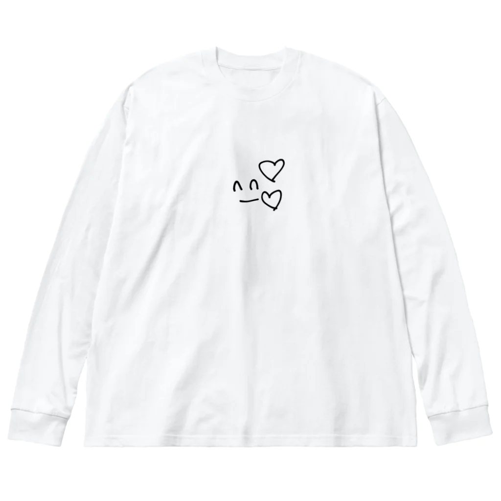 私ですのなんか幸せな気持ちになれそうなもの Big Long Sleeve T-Shirt