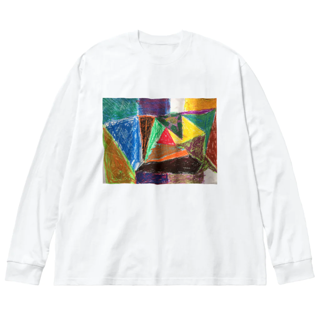 conaconaのTAKAのくれよんWorld Big Long Sleeve T-Shirt