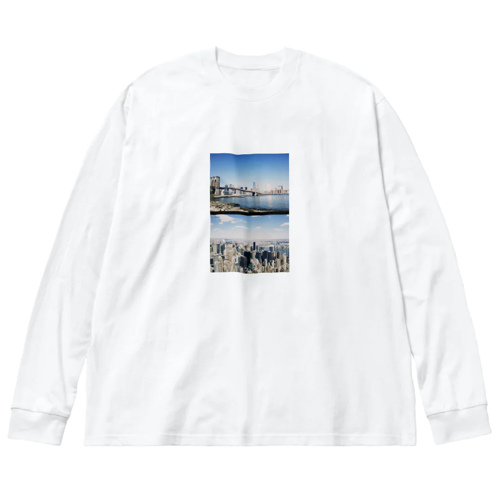 mykinjpのニューヨーク Big Long Sleeve T-Shirt