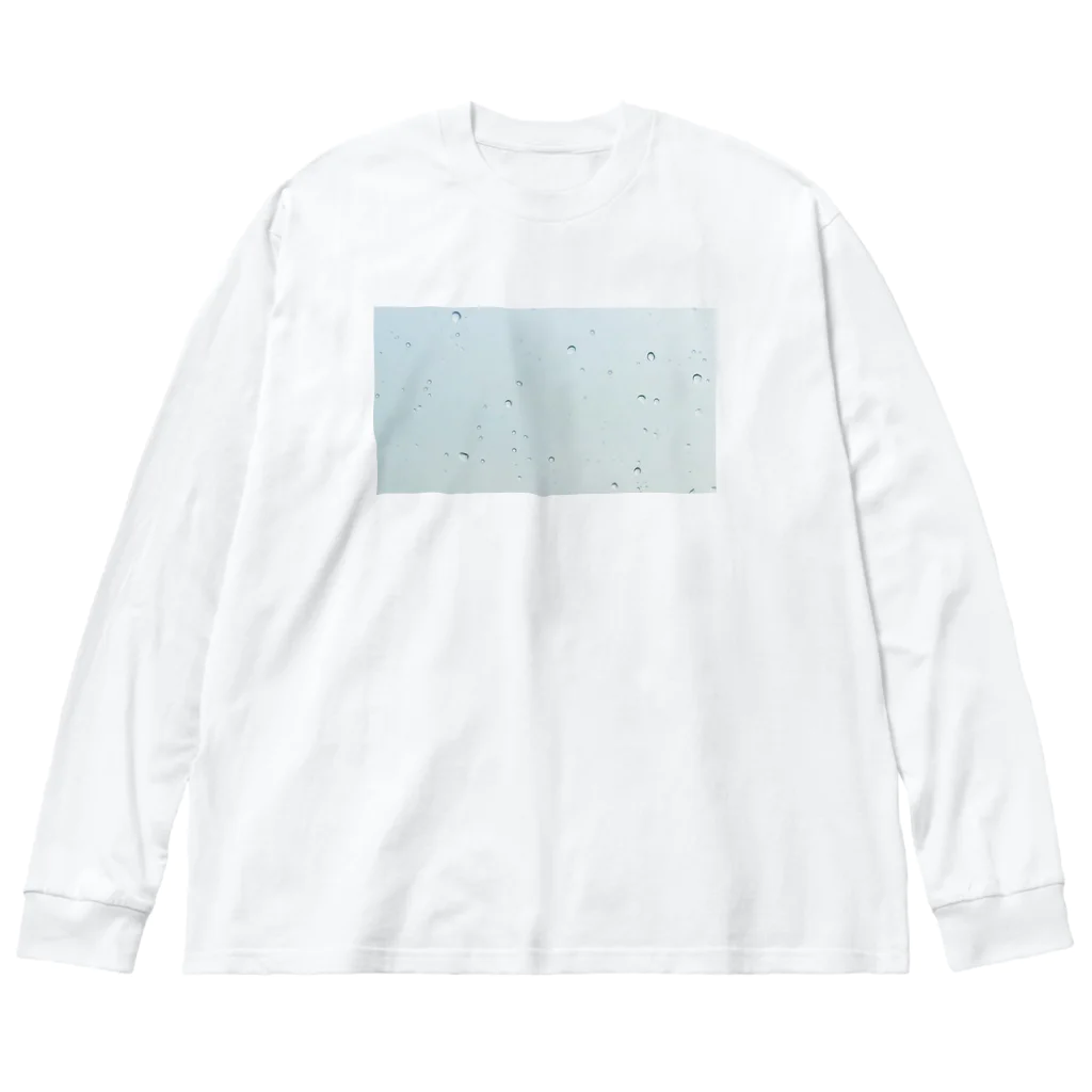 ちょこっとのrain drop ビッグシルエットロングスリーブTシャツ