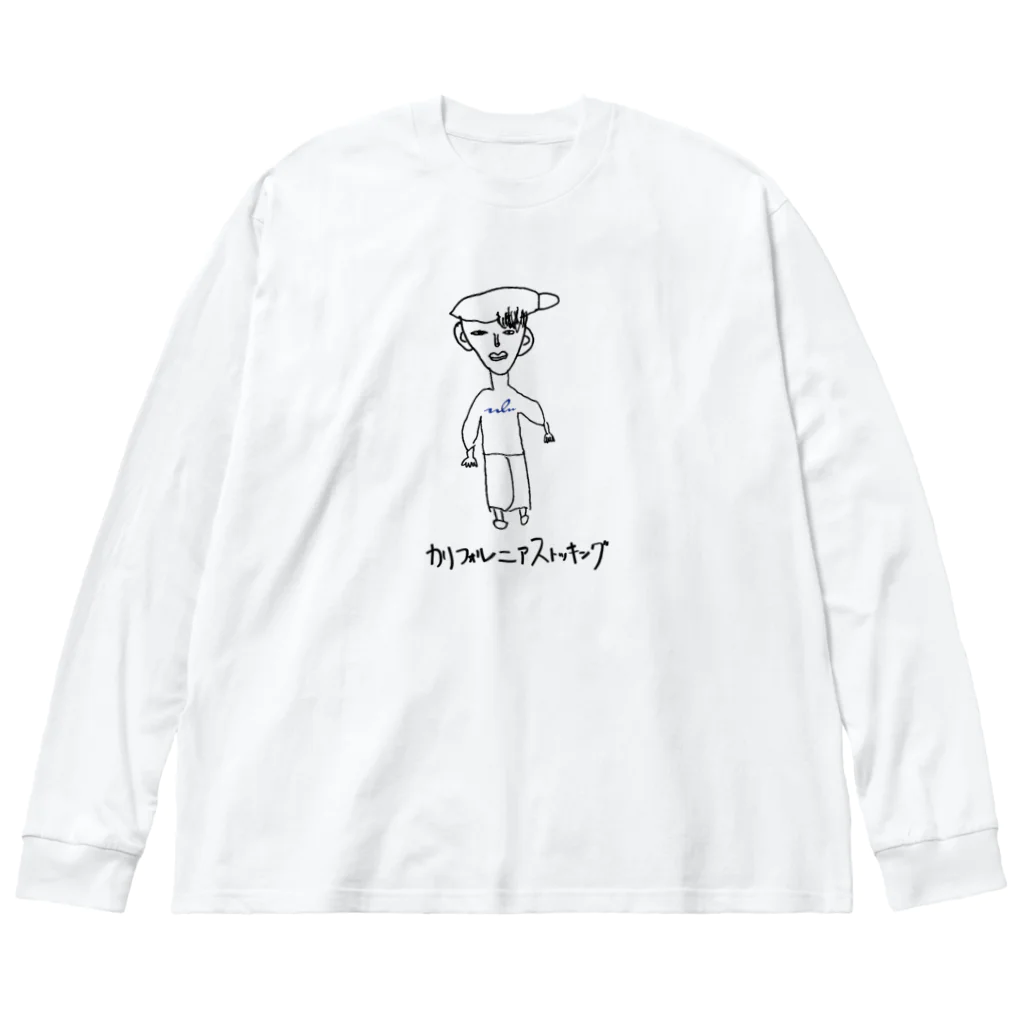 California StockingのカリフォルニアSt × ulu ビッグシルエットロングスリーブTシャツ