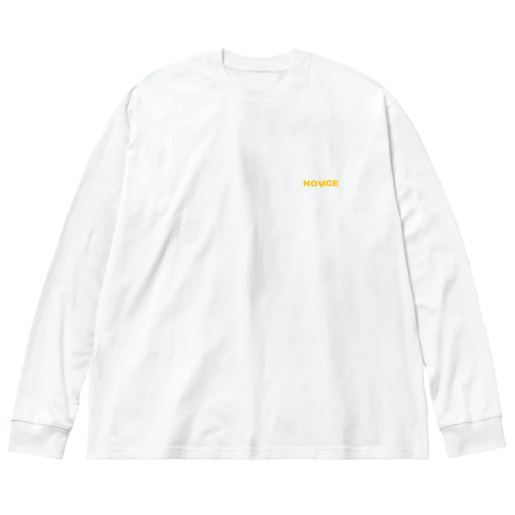 -NOVICE-のNOVICE 21ss PURINT LOGO BIG T ビッグシルエットロングスリーブTシャツ