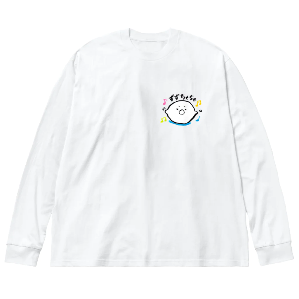 道産子あーかのぼんやりショップの躍る道産子あざらしくん Big Long Sleeve T-Shirt