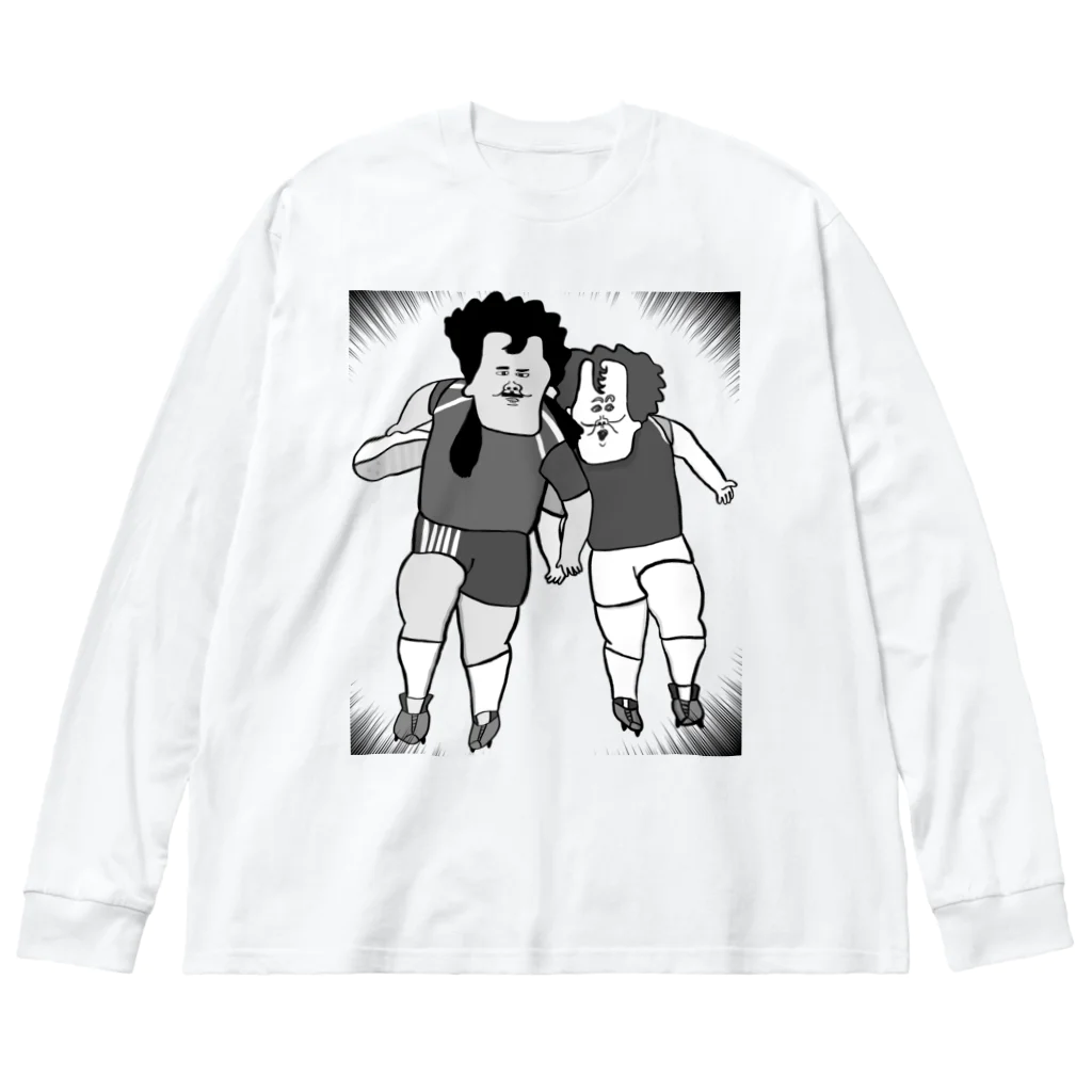 あとりえ からじくぇーの闘球 Big Long Sleeve T-Shirt