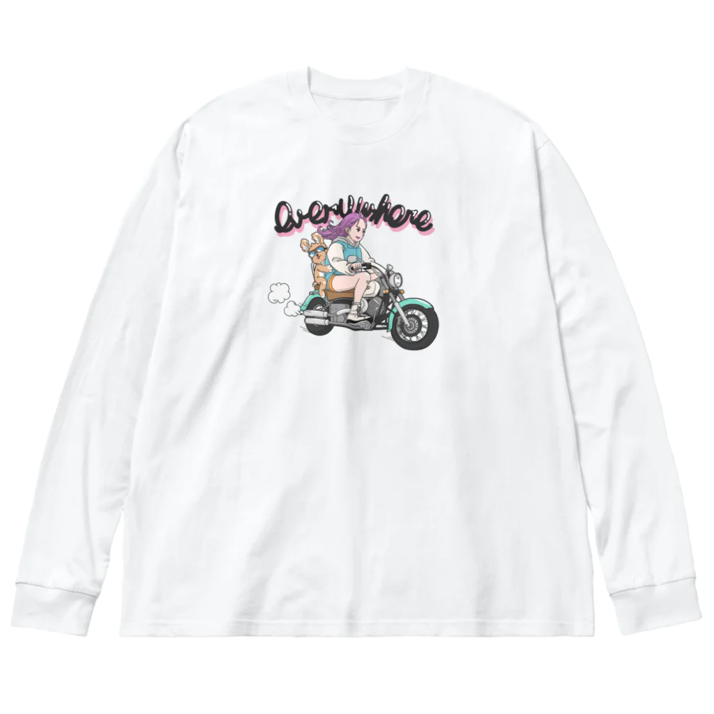 RIKAの【girl】biker2 ビッグシルエットロングスリーブTシャツ