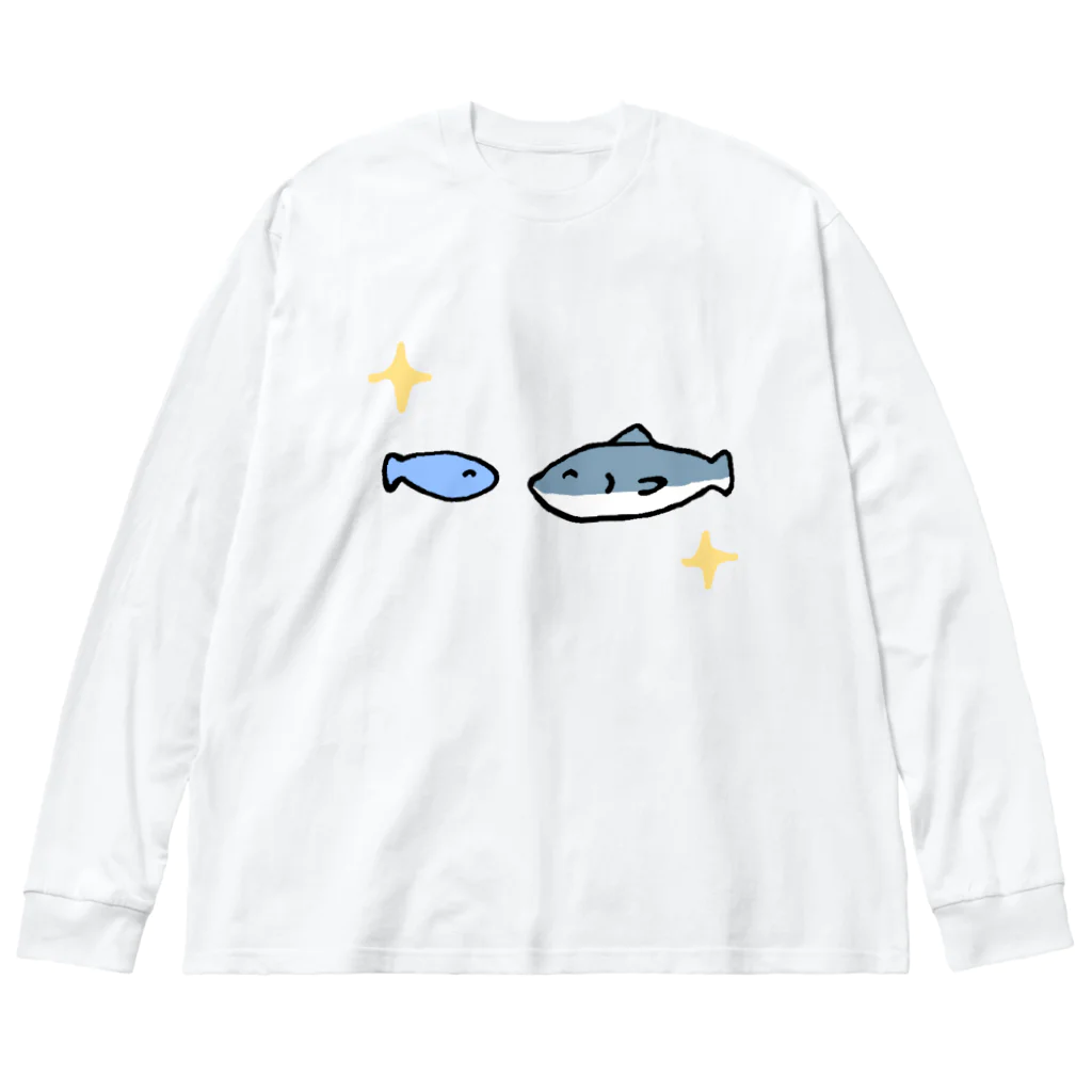 cocosconeのなかよしなさめとおさかな Big Long Sleeve T-Shirt