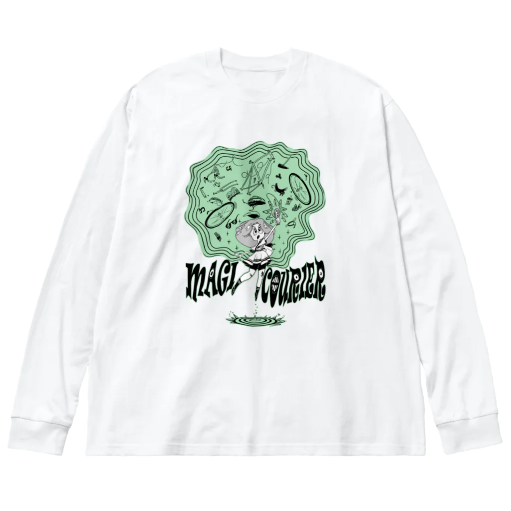 nidan-illustrationの“MAGI COURIER” green #1 Big Long Sleeve T-Shirt
