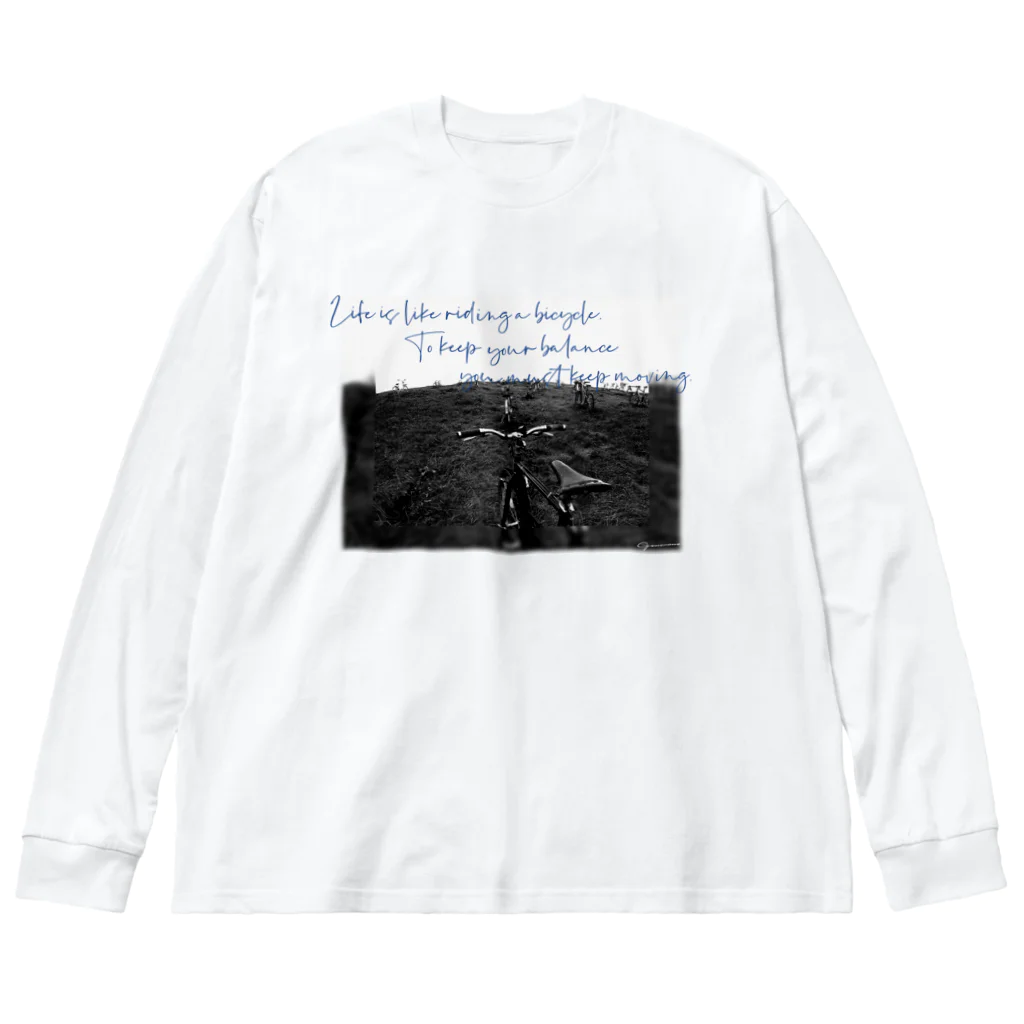 Generousの自転車 ビッグシルエットロングスリーブTシャツ