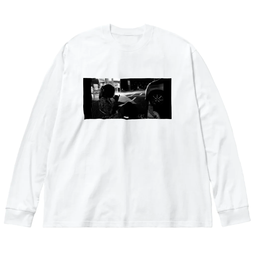 neko_00_nekoのsmoker Big Long Sleeve T-Shirt