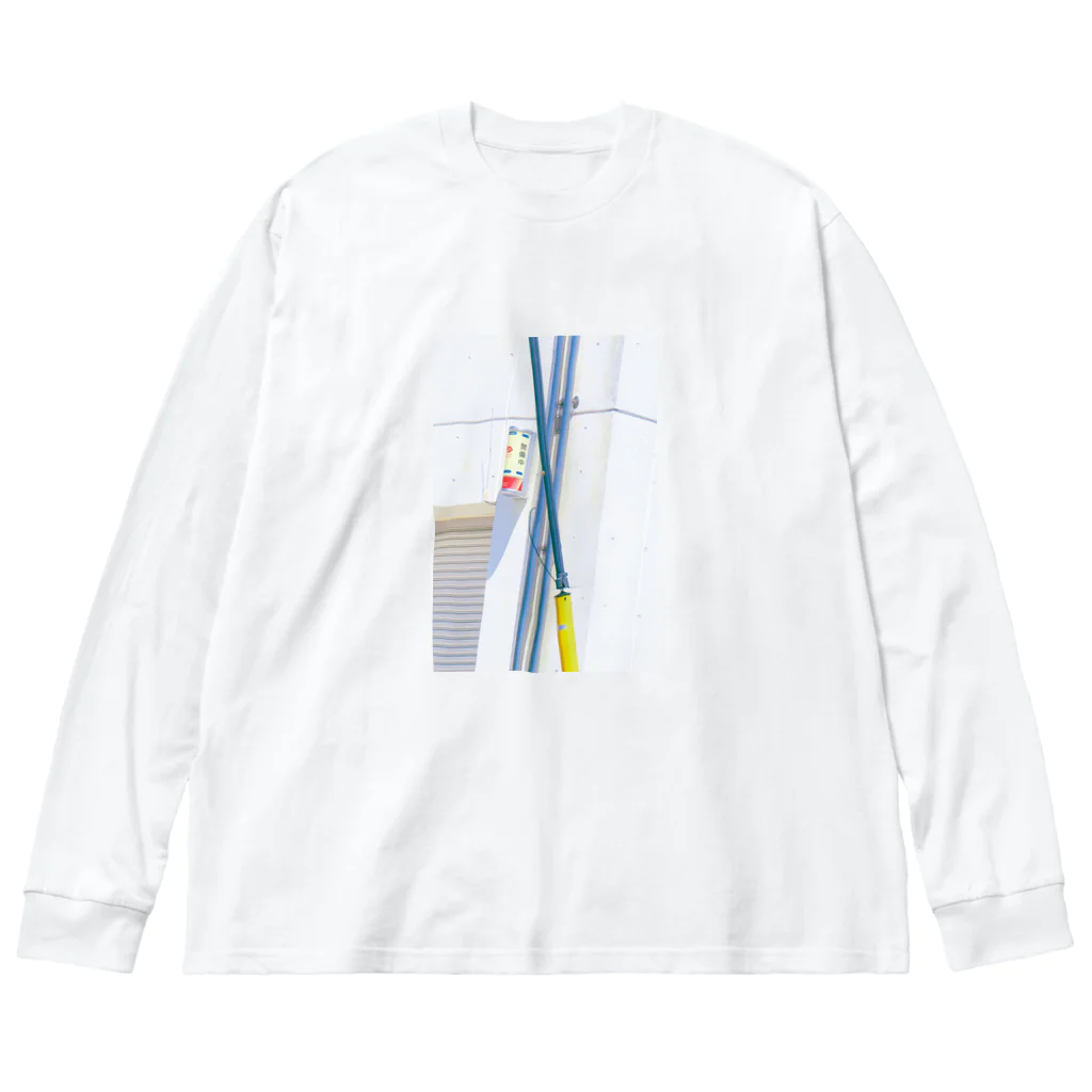 同心円の警備中 Big Long Sleeve T-Shirt