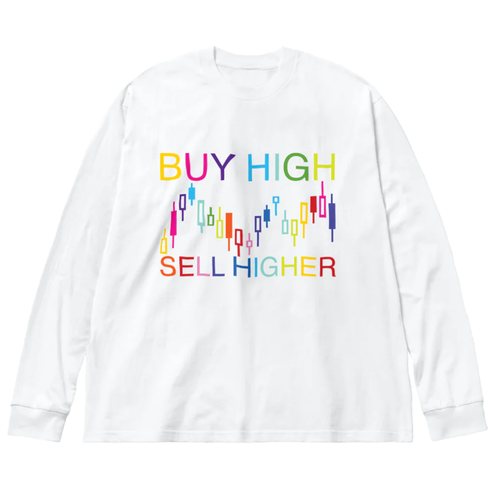 AURA_HYSTERICAのBuy high, sell higher Big Long Sleeve T-Shirt