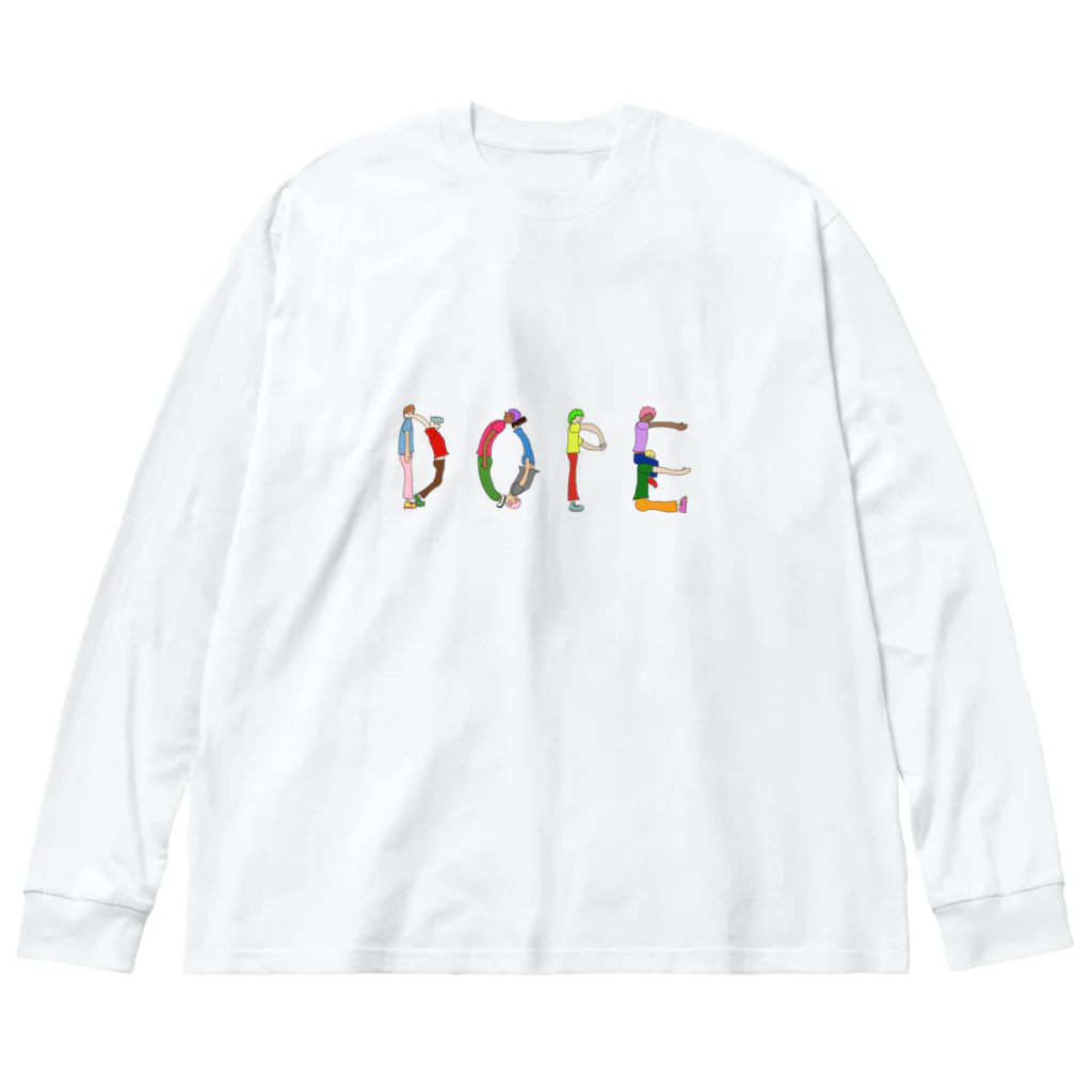 微4°のDOPE Big Long Sleeve T-Shirt