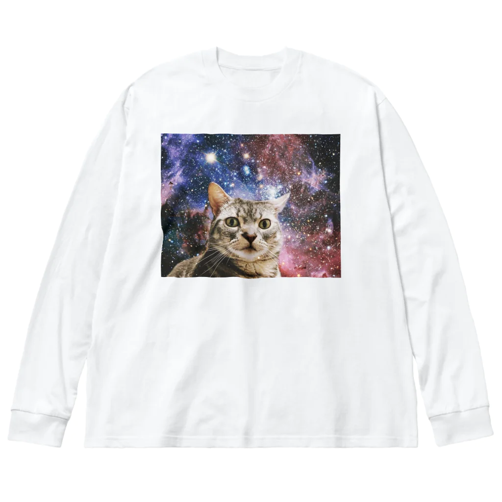 ふじもの宇宙梵天丸 ビッグシルエットロングスリーブTシャツ