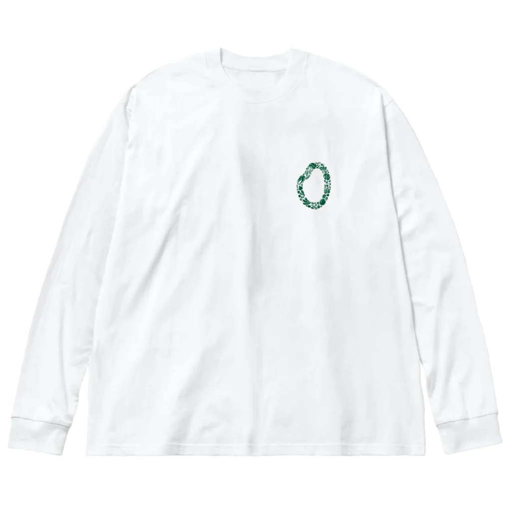 ホークロックのお店の一粒野菜 Big Long Sleeve T-Shirt