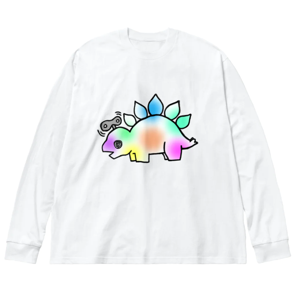 ゆめのいなりのねじまきザウルス(ステゴ1) Big Long Sleeve T-Shirt