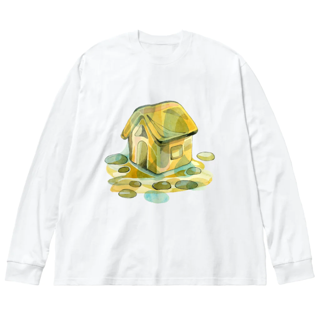 moeama suzuri storeのハウス Big Long Sleeve T-Shirt