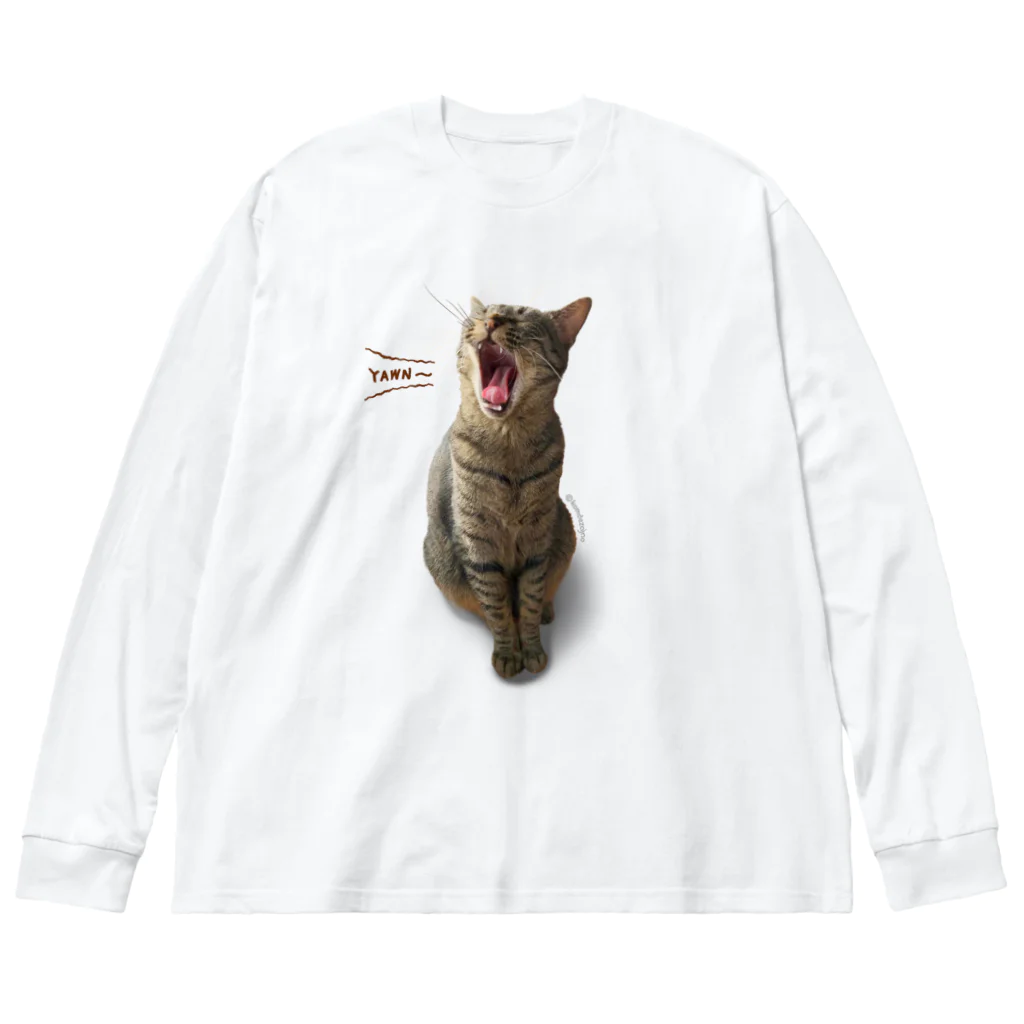 コムノのキジトラ猫の鶉（うずら） Big Long Sleeve T-Shirt