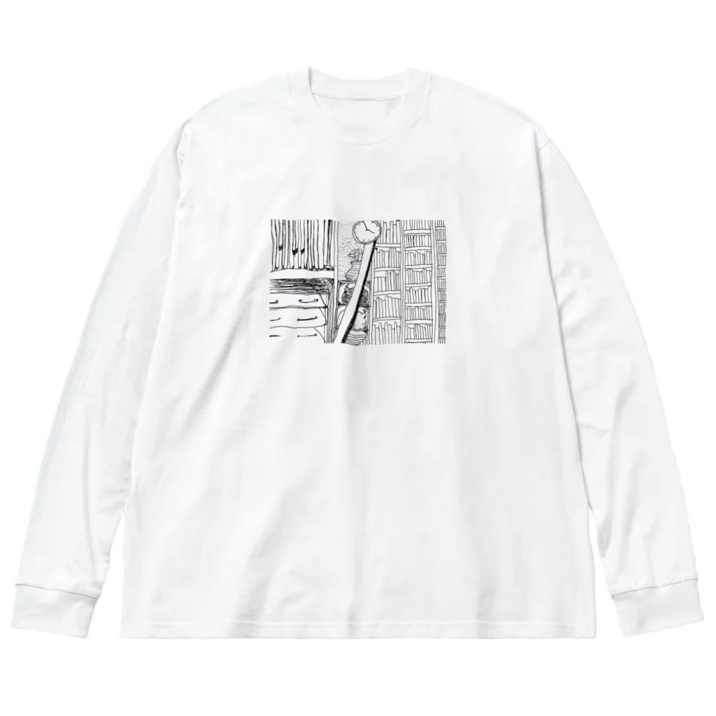 rezokunbaの家の中 ビッグシルエットロングスリーブTシャツ