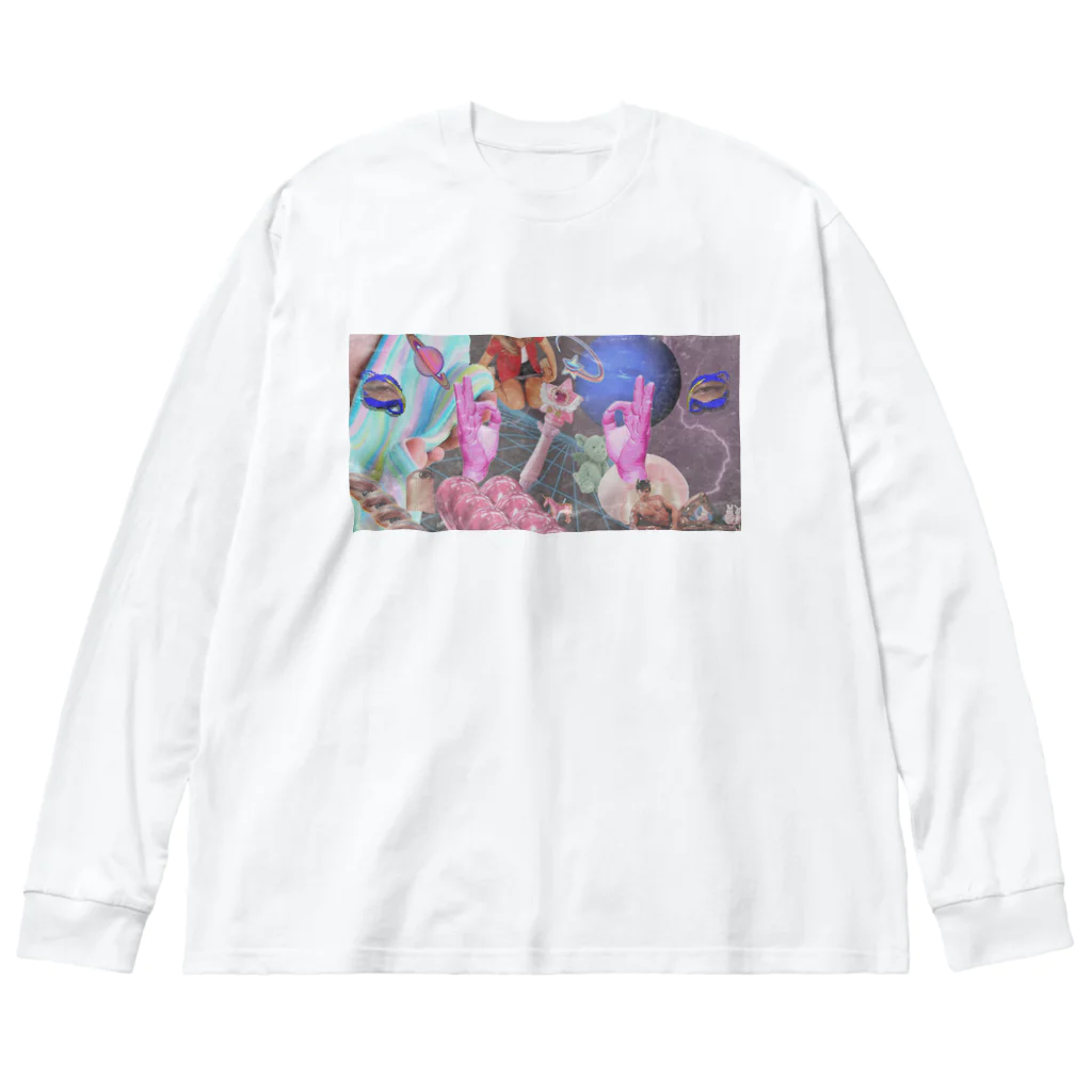 ピーリカの魔法少女変身グッズ ビッグシルエットロングスリーブTシャツ