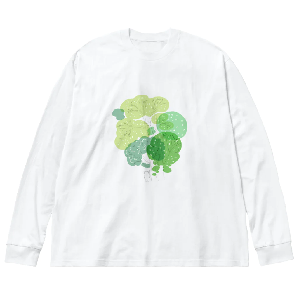 ももろ の森 Big Long Sleeve T-Shirt