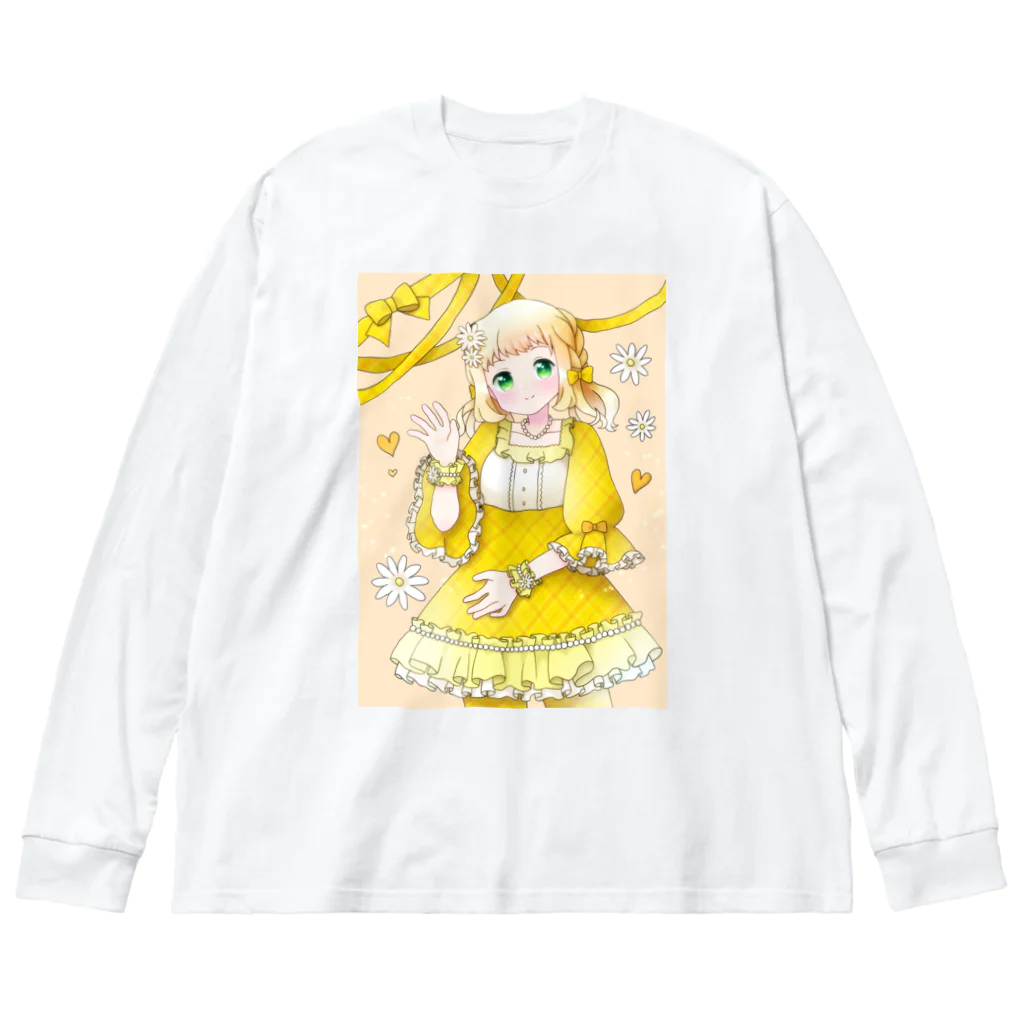 かわいいもののおみせ　いそぎんちゃくの🌼 Big Long Sleeve T-Shirt