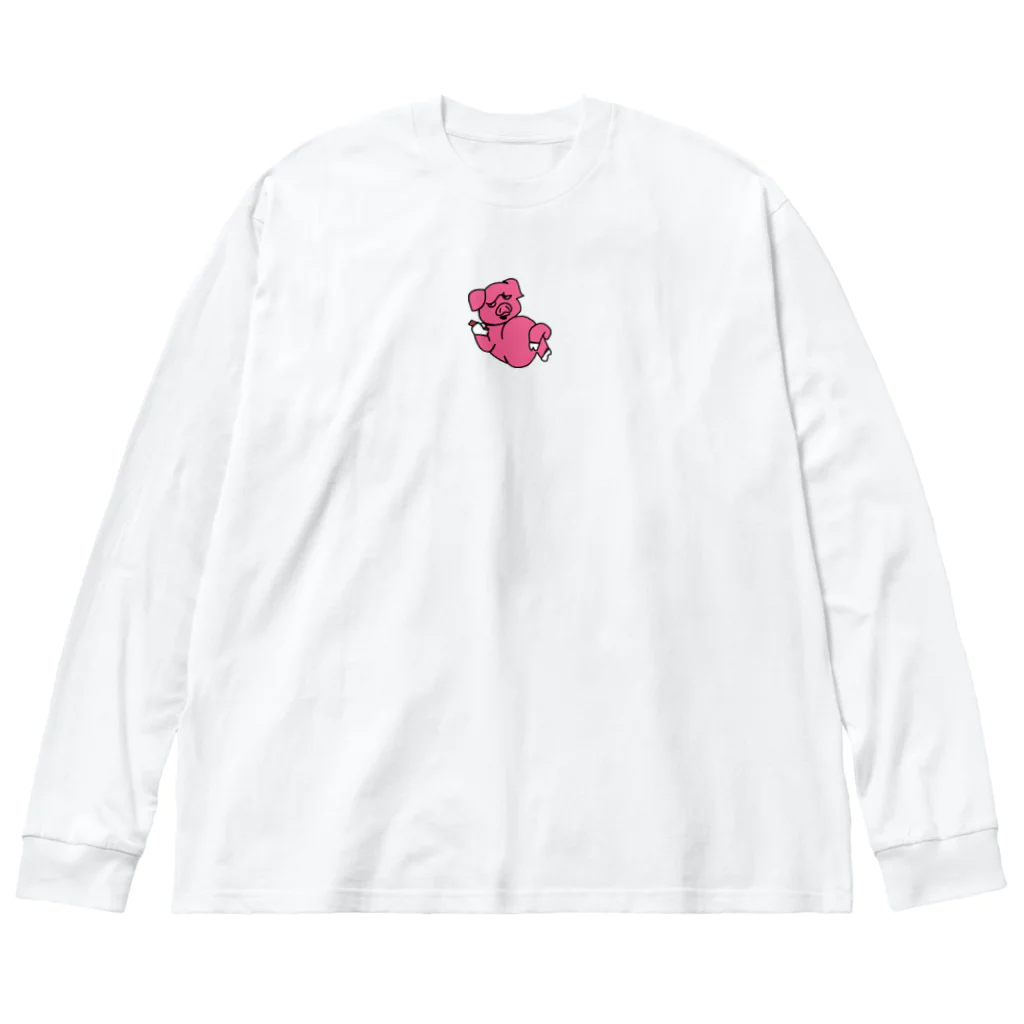 西口やきとんのsmoker babe Big Long Sleeve T-Shirt