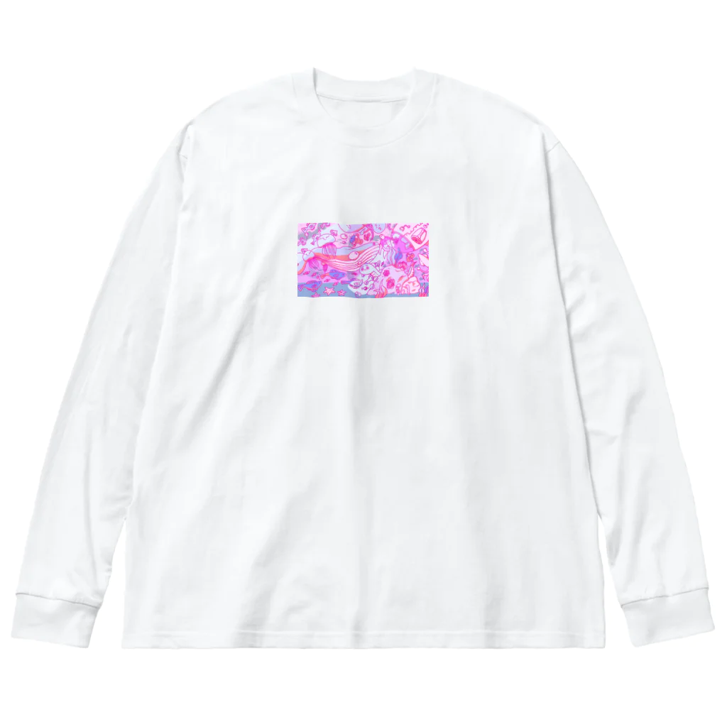 イルミの揺海 Big Long Sleeve T-Shirt