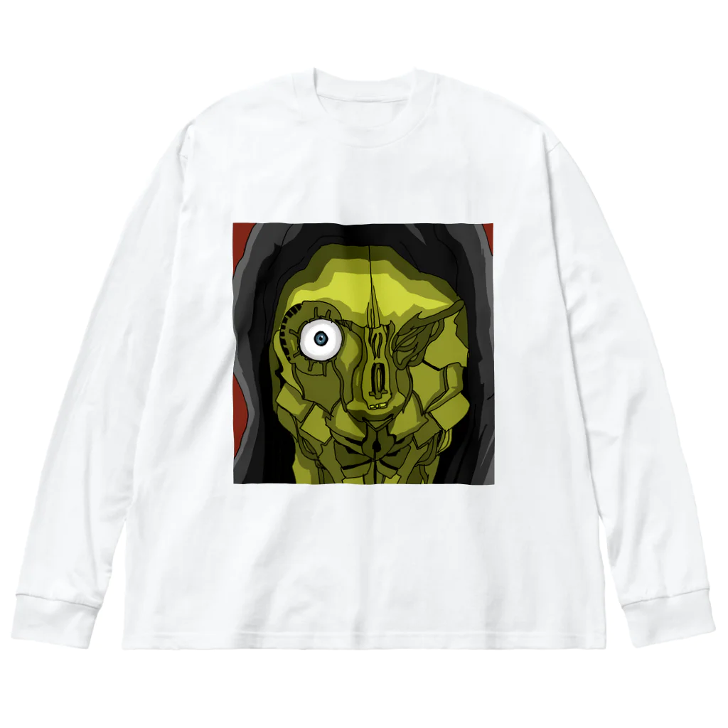 株式会社スガノワークスのGAIA_CYBORG_Z -> A -> A -> B Big Long Sleeve T-Shirt