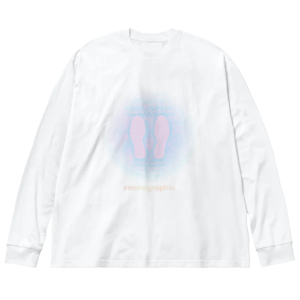 NBaNTのSocial Distance Big Long Sleeve T-Shirt