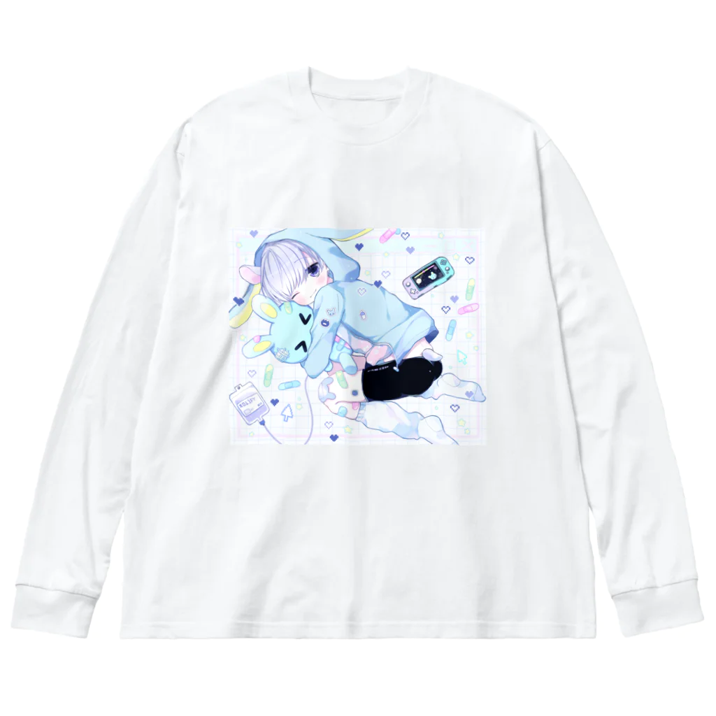 滑車屋のうさはむ Big Long Sleeve T-Shirt