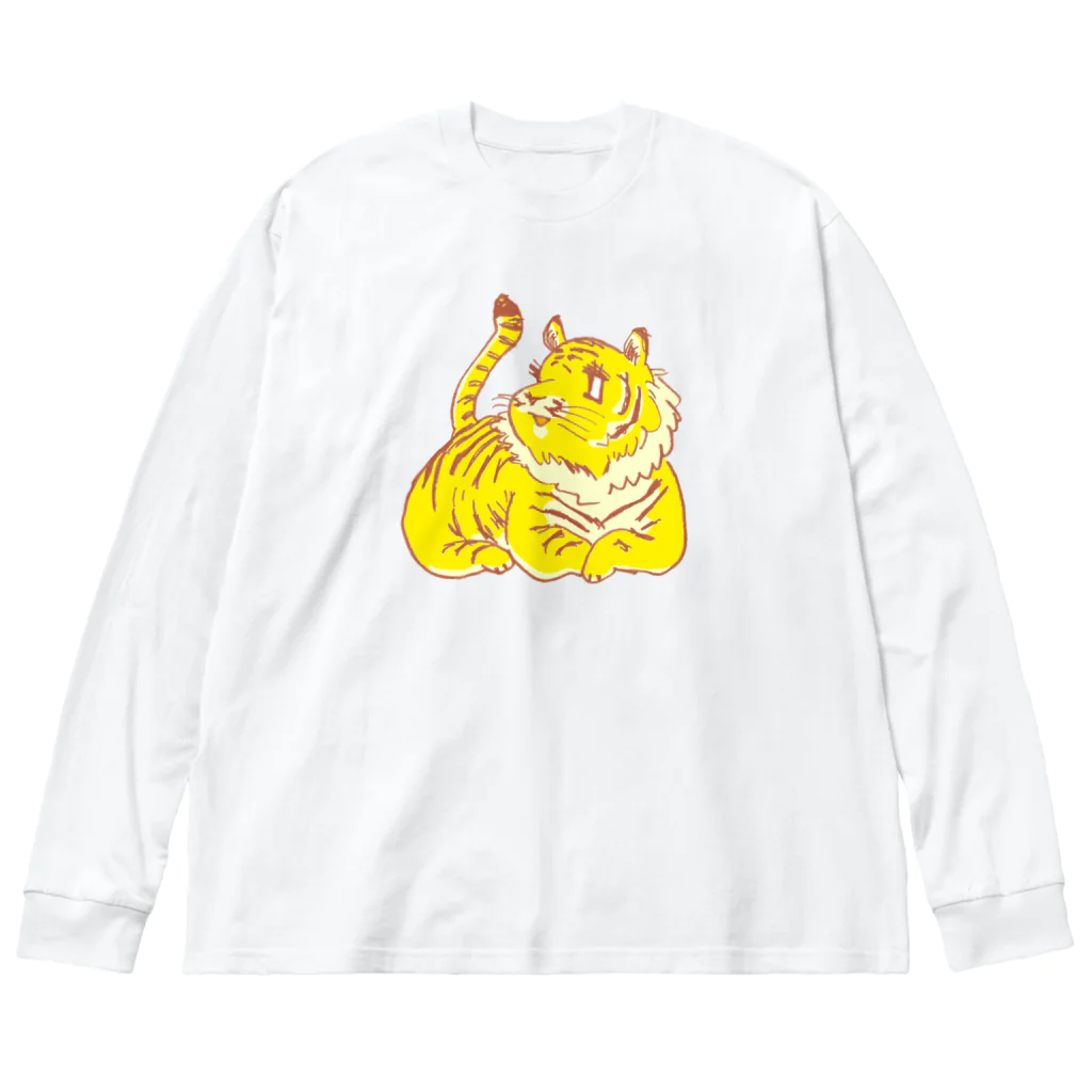 うさぎちゃんアイランドのトラちゃん ビッグシルエットロングスリーブTシャツ