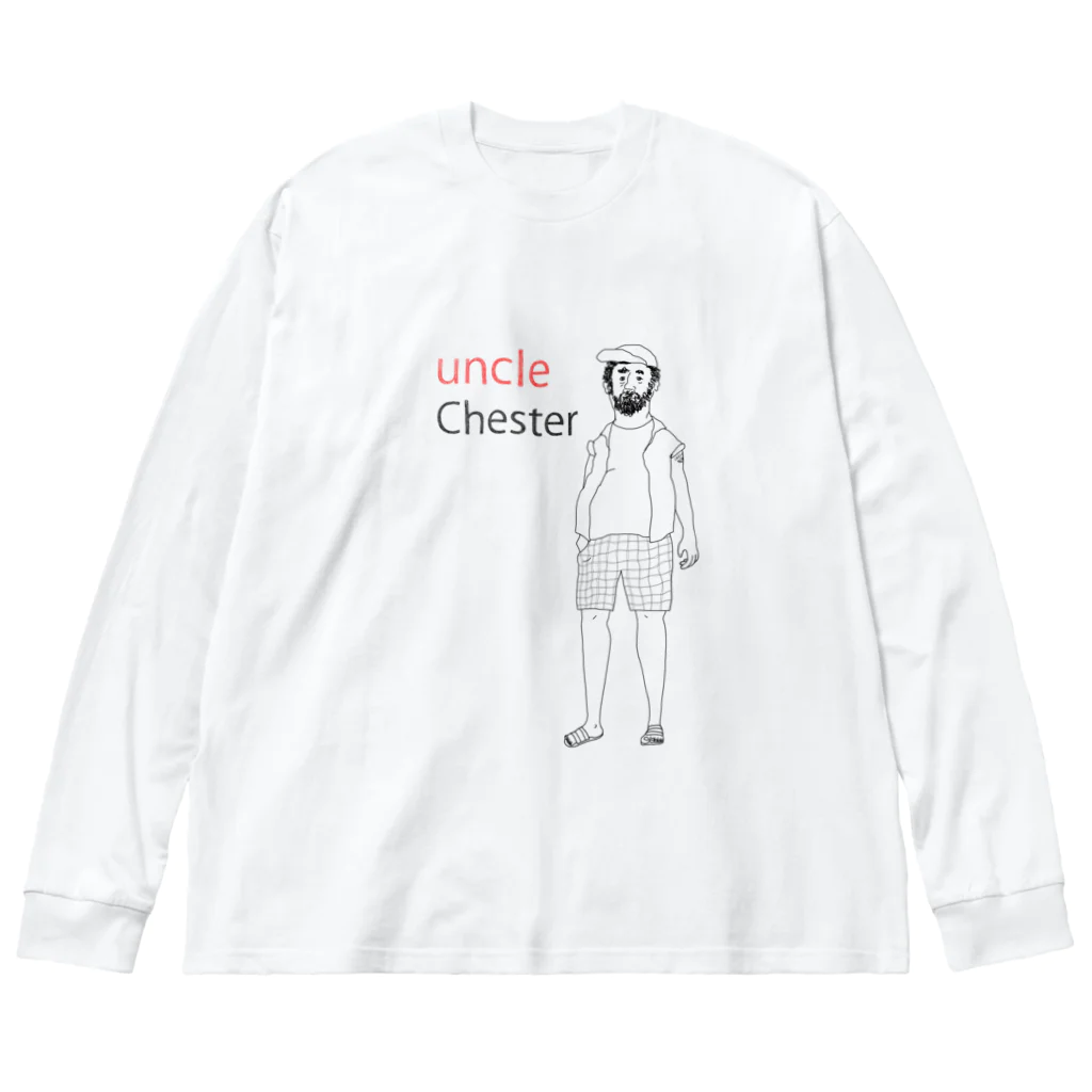 Nocatnolifeのuncle  Chester ビッグシルエットロングスリーブTシャツ