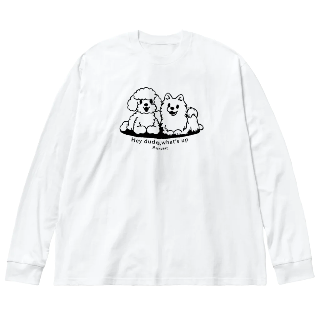 イラスト MONYAAT のToypoo ＆Pome A ビッグシルエットロングスリーブTシャツ