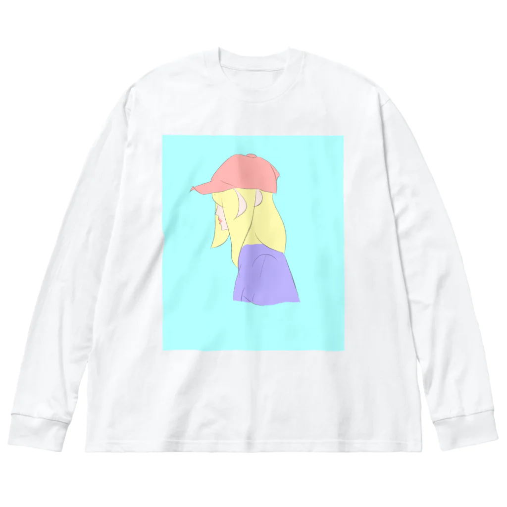 「お白湯」のベリーガール Big Long Sleeve T-Shirt