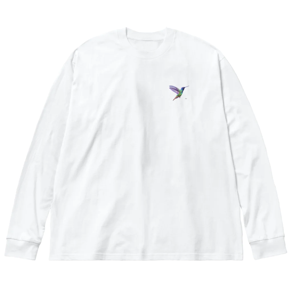 Yuki2222のHummingbird  Big Long Sleeve T-Shirt