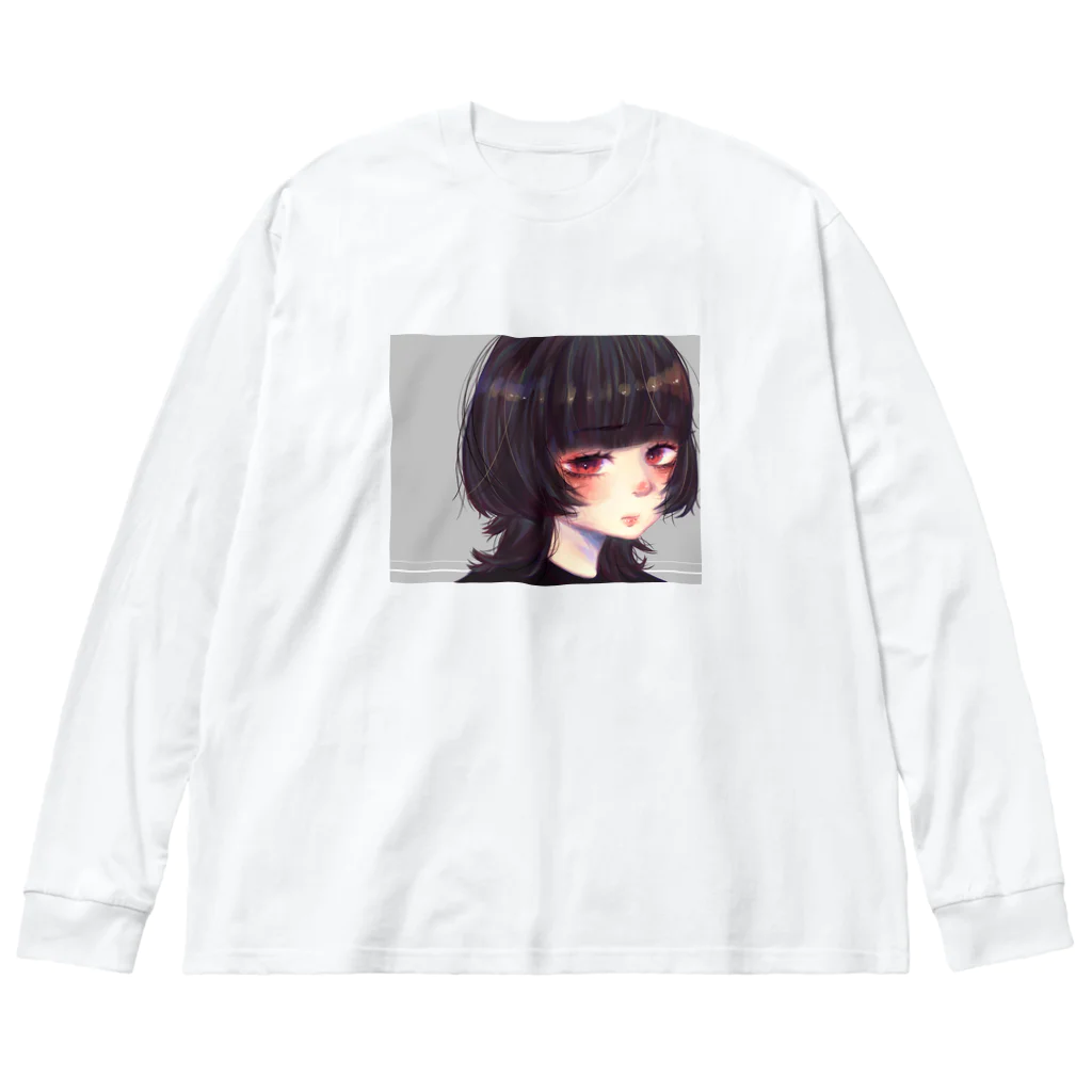 ALCOHOLICのウルフちゃん Big Long Sleeve T-Shirt