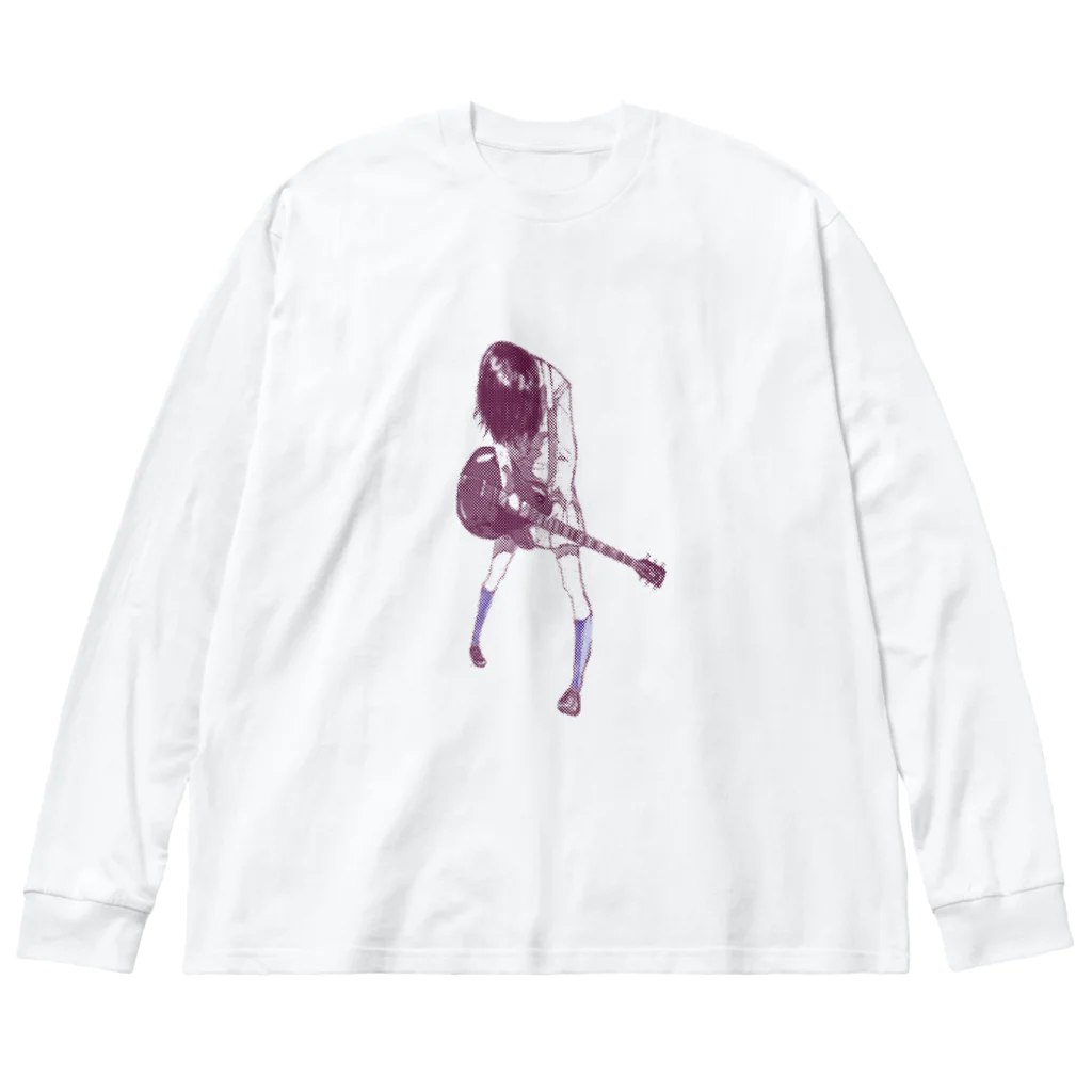 やまびこやまのギターガール013 Big Long Sleeve T-Shirt