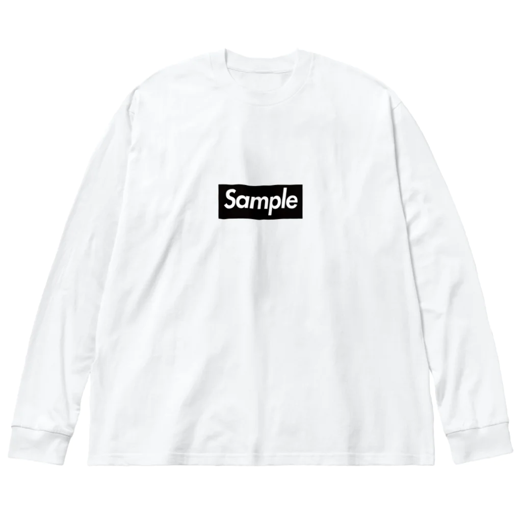 orumsのSapme -Red Box Logo- 루즈핏 롱 슬리브 티셔츠