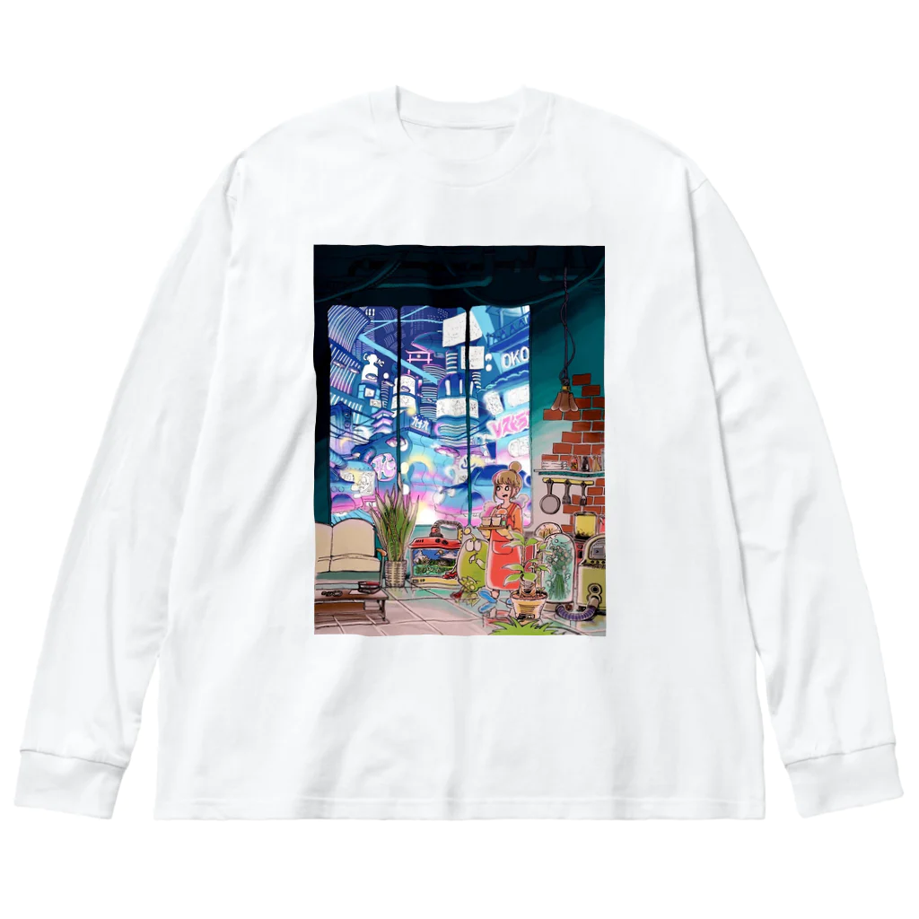 ほそぼそタイムスのゆるやかタイム Big Long Sleeve T-Shirt