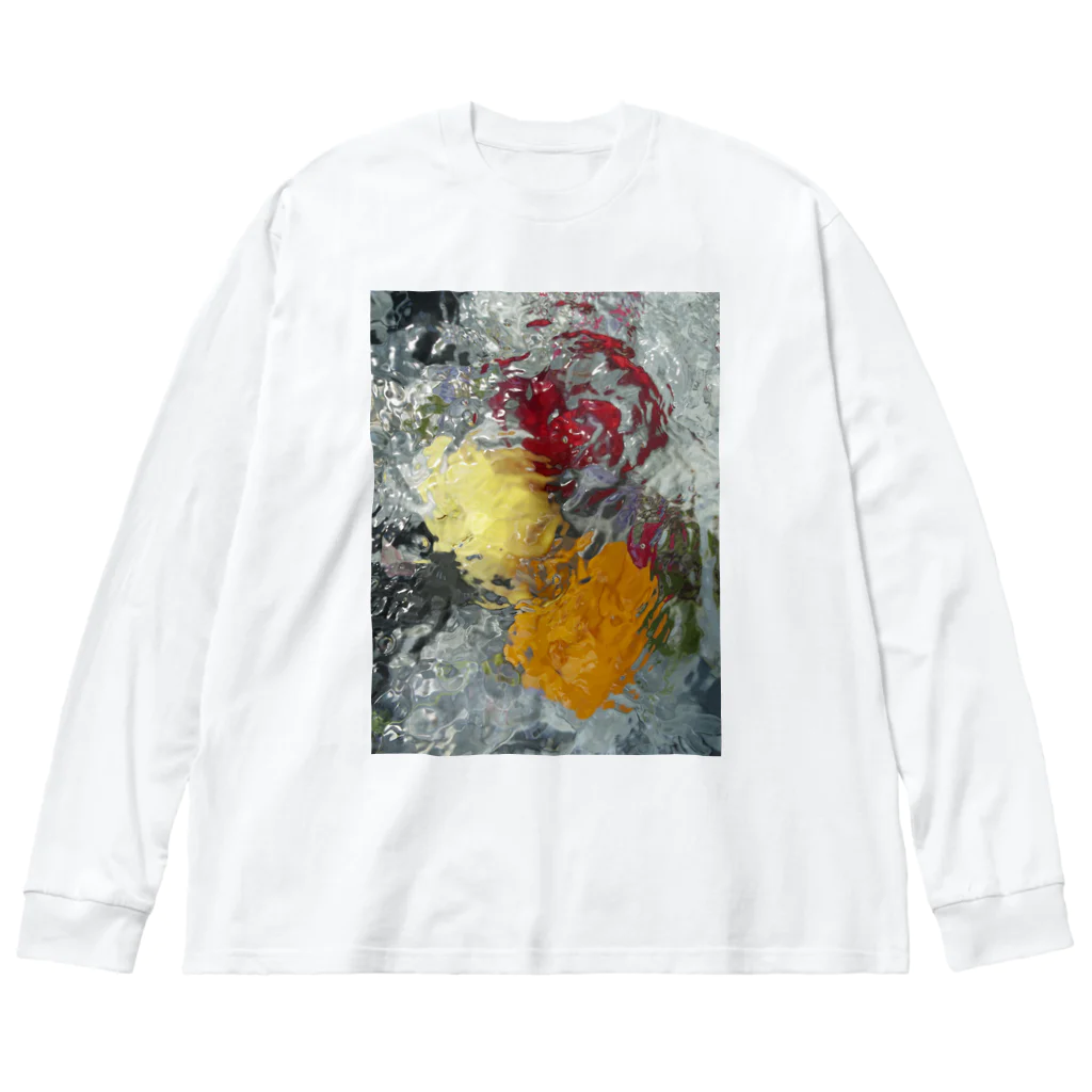 IKIMONOのInto the ocean #4 Big Long Sleeve T-Shirt