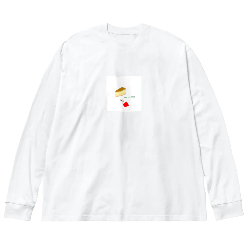 cheese cakeeeのチーズケーキ　My DREAM ビッグシルエットロングスリーブTシャツ