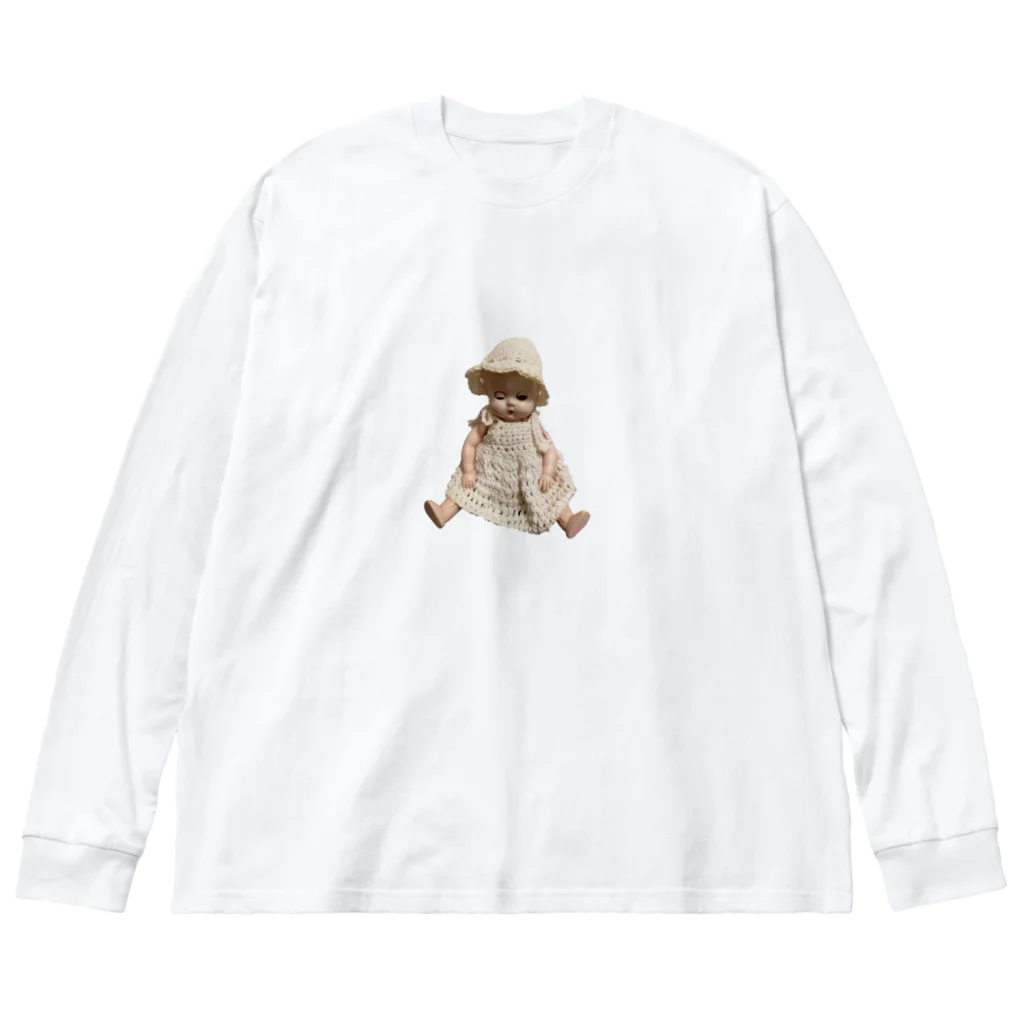 ドロールウェンズデイの白ワンピ赤ちゃん Big Long Sleeve T-Shirt