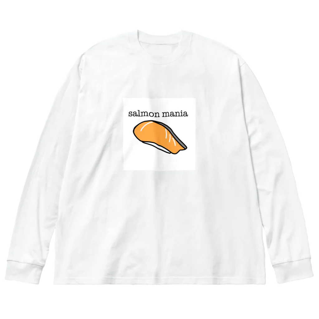 想くん'sショップのサーモンマニア。 Big Long Sleeve T-Shirt