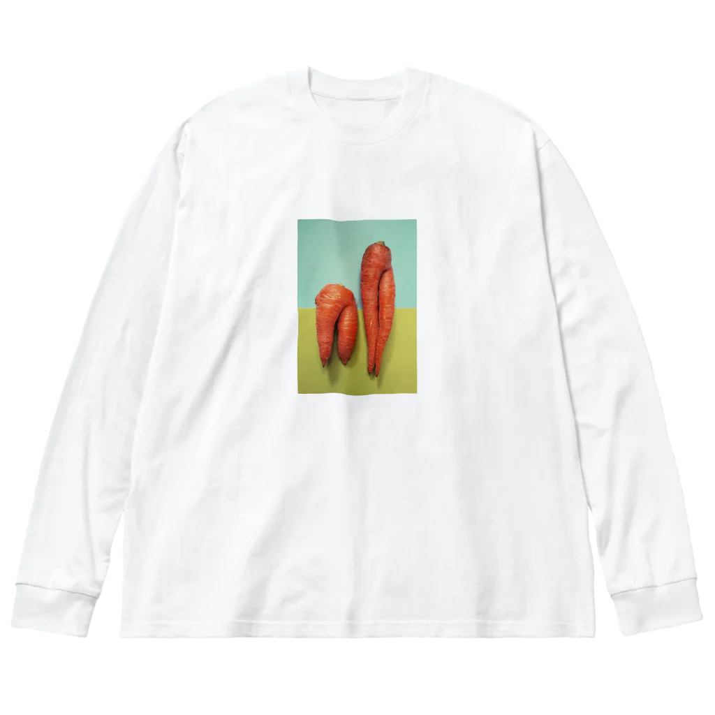 紅クラゲのニンジンウォーカー１ Big Long Sleeve T-Shirt